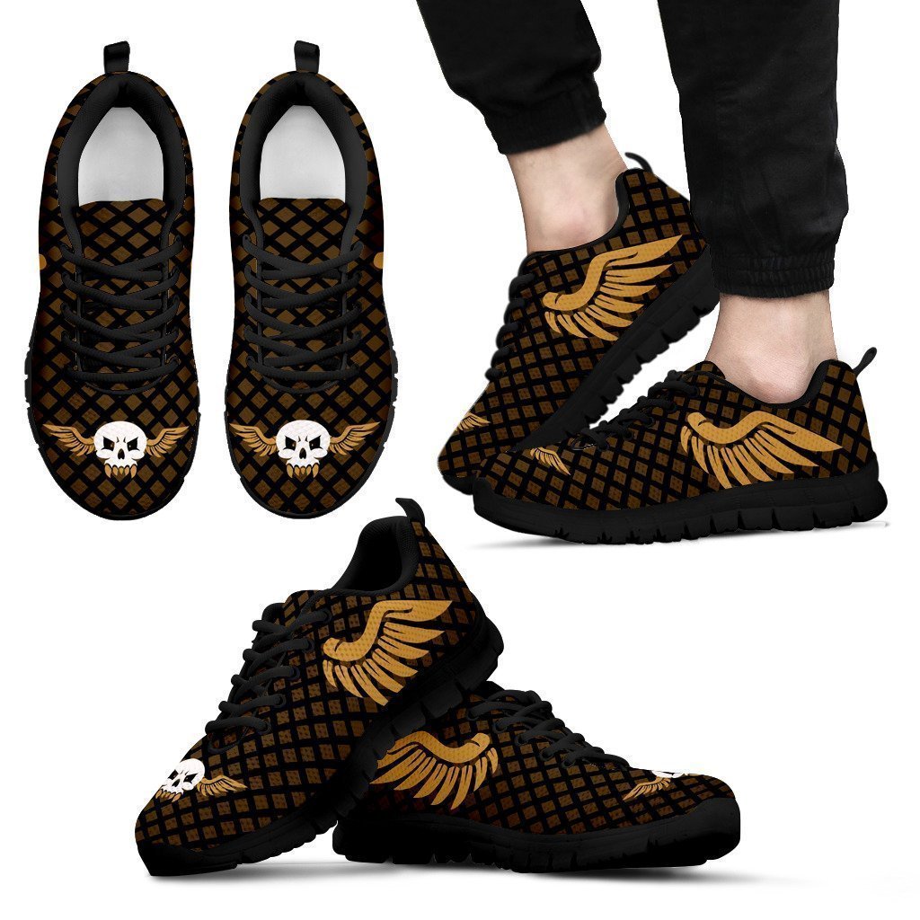 Skull Wings men's Sneakers-6teenth World™-Men's Sneakers-US5 (EU38)-Vibe Cosy™