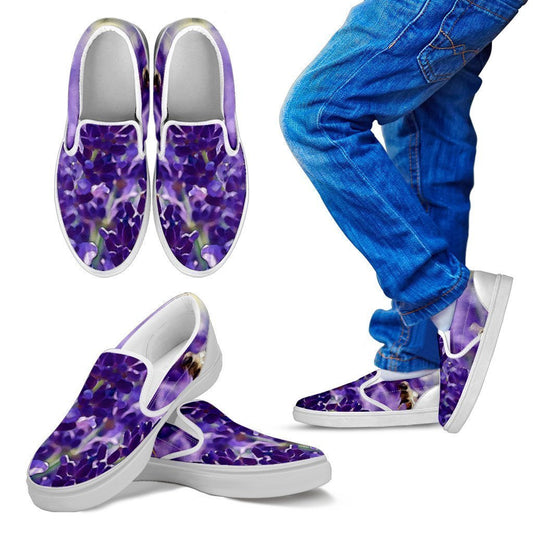 Kid's Slip Ons Serenity (White Soles)-6teenth World™-Kid's Slip Ons-11 CHILD (EU28)-Vibe Cosy™