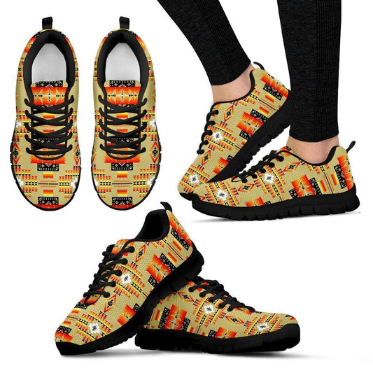 Seven Tribes Tan Women's Sneakers-6teenth World™-Women's Sneakers-US5 (EU35)-Vibe Cosy™