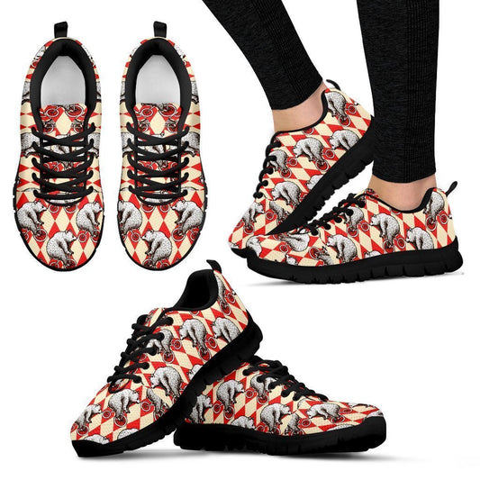 Circus Bear Women's Sneakers-6teenth World™-Women's Sneakers-US5 (EU35)-Vibe Cosy™