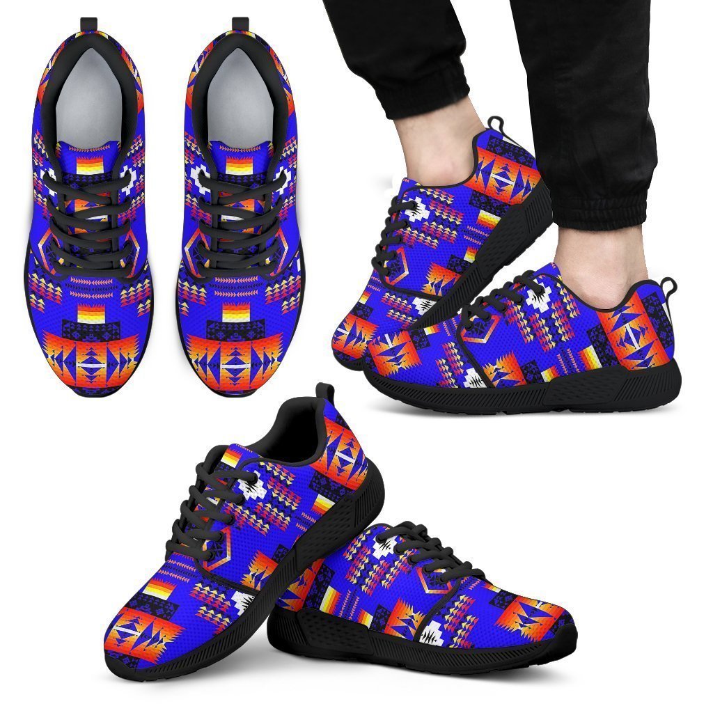 Seven Tribes Blue Sopo Men's Athletic Sneakers-6teenth World™-Men's Athletic Sneakers-US5 (EU38)-Vibe Cosy™