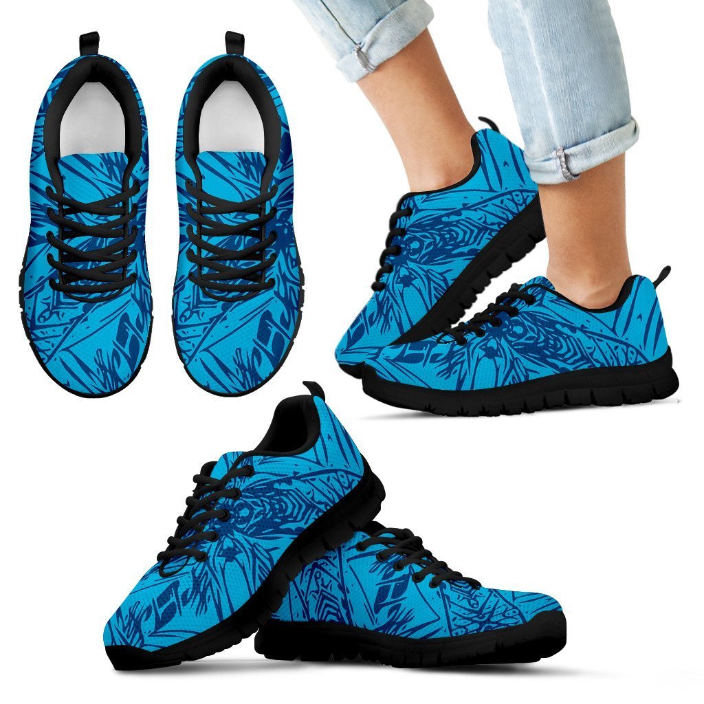 Poly Tribal Sneakers 10 - AH - J9-SNEAKERS-Alohawaii-Kid's Sneakers-11 CHILD (EU28)-Black-Vibe Cosy™