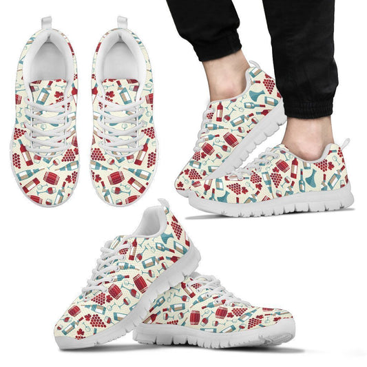 Wine Lovers Men Sneakers-6teenth World™-Men's Sneakers-US5 (EU38)-Vibe Cosy™