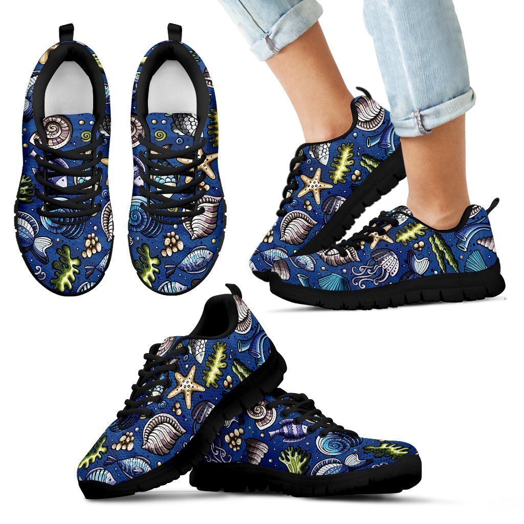 Sea life Kid's Sneakers-6teenth World™-Kid's Sneakers-11 CHILD (EU28)-Vibe Cosy™