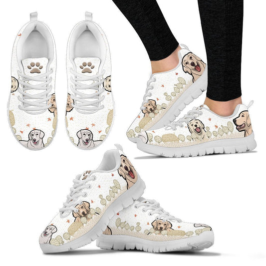 golden retriever Women's Sneakers-6teenth World™-Women's Sneakers-US5 (EU35)-Vibe Cosy™