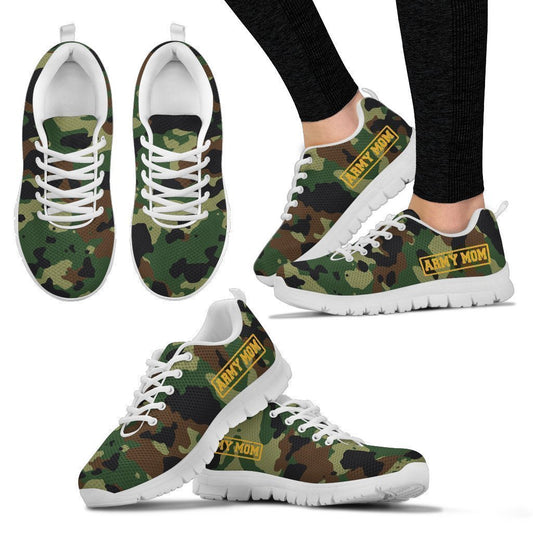 Army Women White Sneakers Women's Sneakers-6teenth World™-Women's Sneakers-US5 (EU35)-Vibe Cosy™