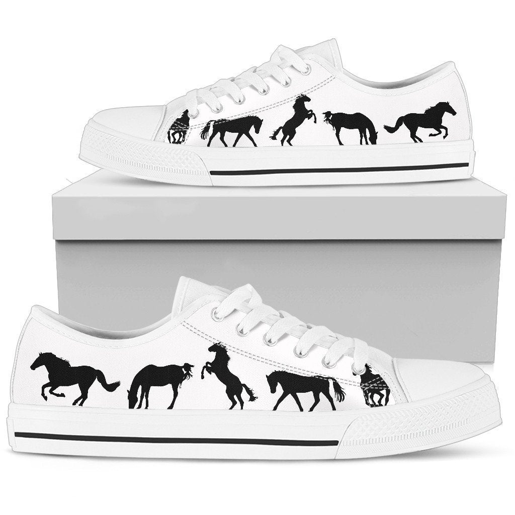 Horse Women's Low Top Shoe-6teenth World™-Women's Low Top Shoe-US5.5 (EU36)-Vibe Cosy™