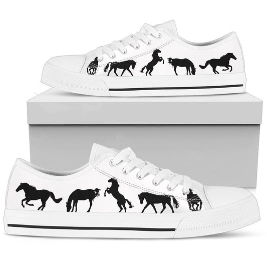 Horse Women's Low Top Shoe-6teenth World™-Women's Low Top Shoe-US5.5 (EU36)-Vibe Cosy™