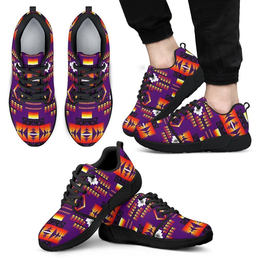 Seven Tribes Purple Sopo Men's Athletic Sneakers-6teenth World™-Men's Athletic Sneakers-US5 (EU38)-Vibe Cosy™