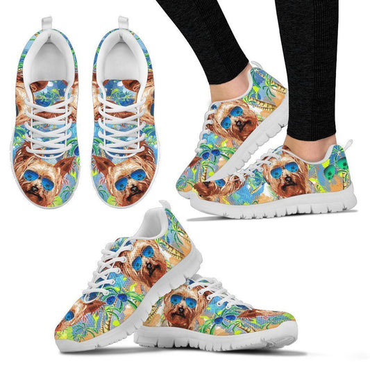Yorkshire Terrier Women's Sneakers-6teenth World™-Women's Sneakers-US5 (EU35)-Vibe Cosy™