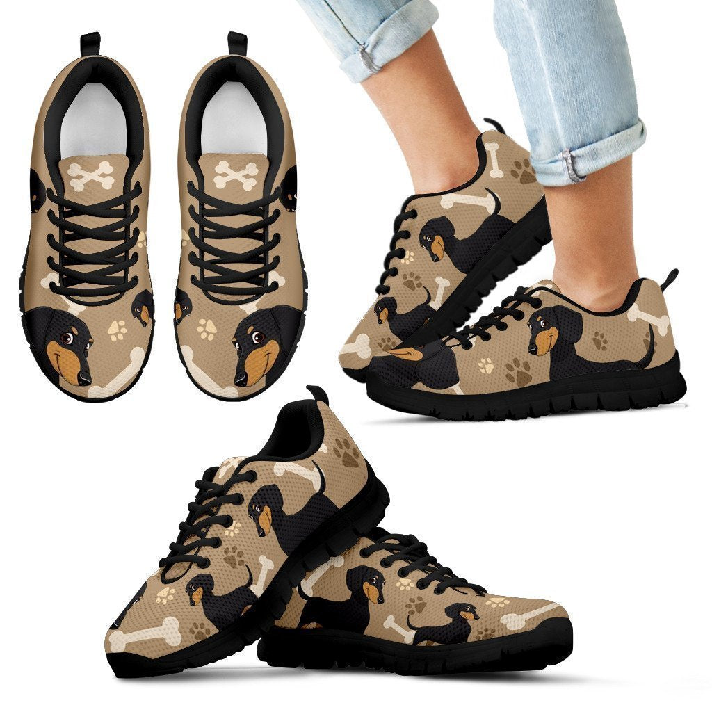 Dachshund Kid's Sneakers-6teenth World™-Kid's Sneakers-11 CHILD (EU28)-Vibe Cosy™