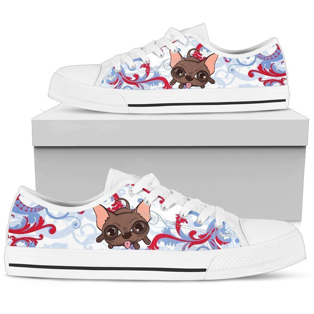 Chihuahua funny Women's Low Top Shoe-6teenth World™-Women's Low Top Shoe-US5.5 (EU36)-Vibe Cosy™