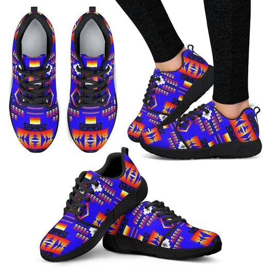 Seven Tribes Blue Sopo Women's Athletic Sneakers-6teenth World™-Women's Athletic Sneakers-US5 (EU35)-Vibe Cosy™