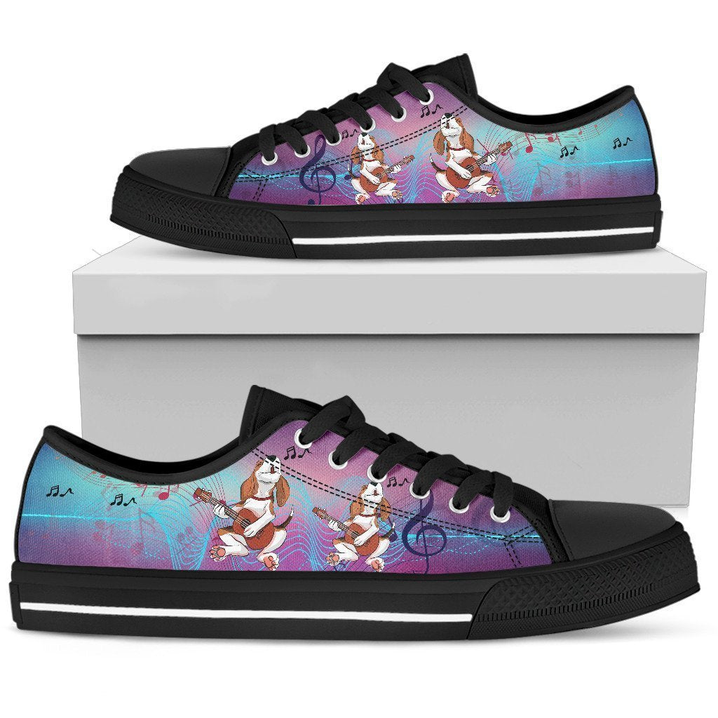 Beagle Women's Low Top Shoe-6teenth World™-Women's Low Top Shoe-US5.5 (EU36)-Vibe Cosy™