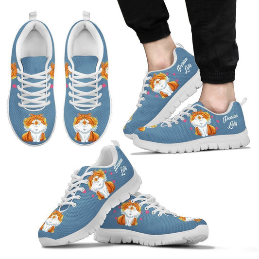 Persian Cat white Men's-6teenth World™-Men's Sneakers-US5 (EU38)-Vibe Cosy™