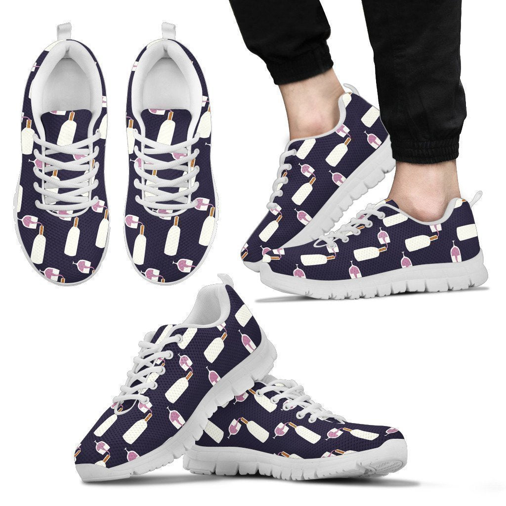 wine shoes-6teenth Outlet-Men's Sneakers - White - wine shoes-US5 (EU38)-Vibe Cosy™