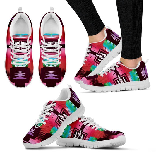Lake Sunrise Sage Women's Sneakers-6teenth World™-Women's Sneakers-US5 (EU35)-Vibe Cosy™