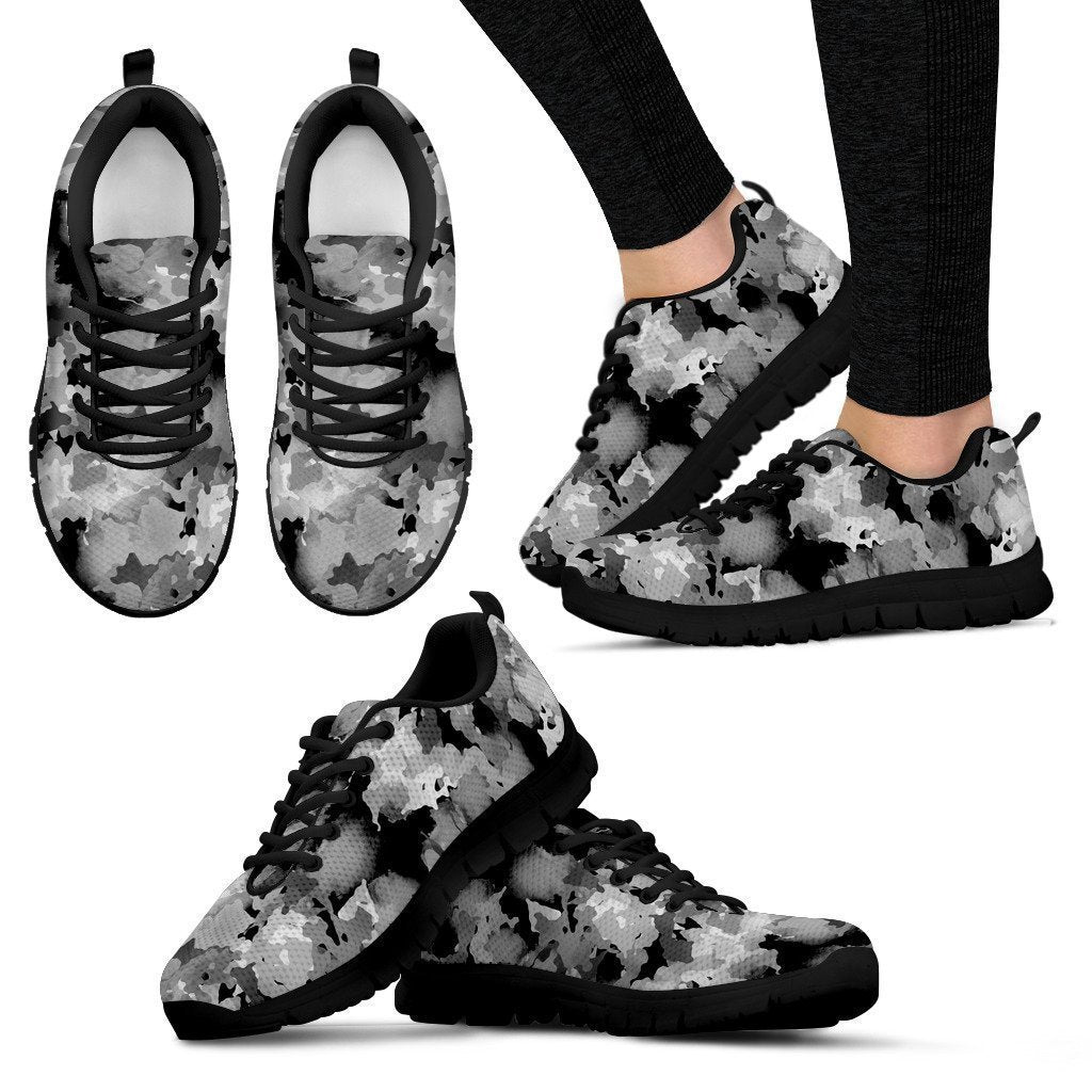 Black and White Women's Sneakers-6teenth World™-Women's Sneakers-US5 (EU35)-Vibe Cosy™