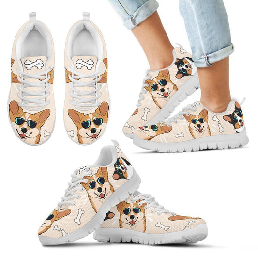 Corgi Kid's Sneakers-6teenth World™-Kid's Sneakers-11 CHILD (EU28)-Vibe Cosy™