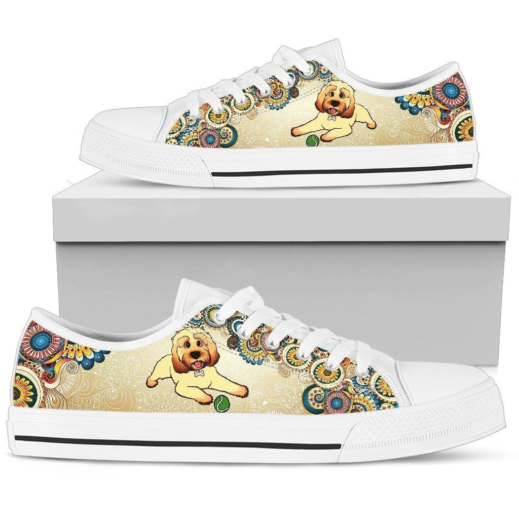 Cockapoo Women's Low Top Shoe-6teenth World™-Women's Low Top Shoe-US5.5 (EU36)-Vibe Cosy™