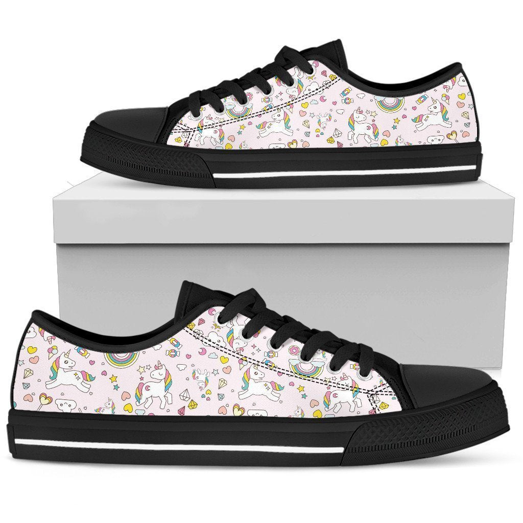 Unicorn pink Women's Low Top Shoe-6teenth World™-Women's Low Top Shoe-US5.5 (EU36)-Vibe Cosy™
