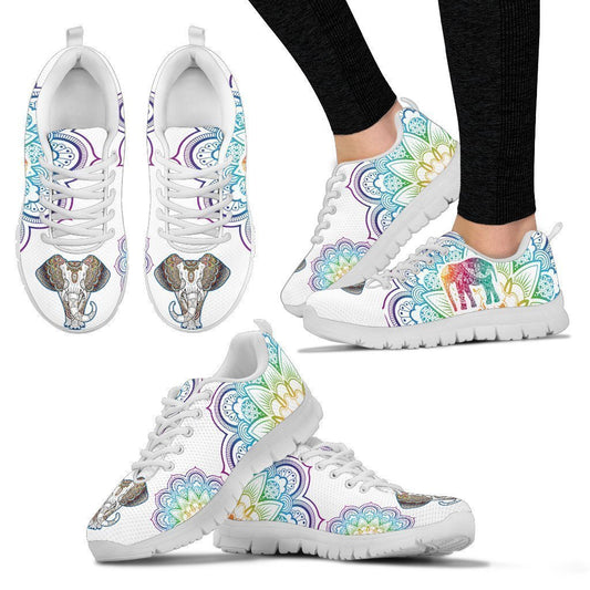 Elephant Art Sneaker (Limited Edition)-Ocean Gadget™-White-US5 (EU35)-Vibe Cosy™