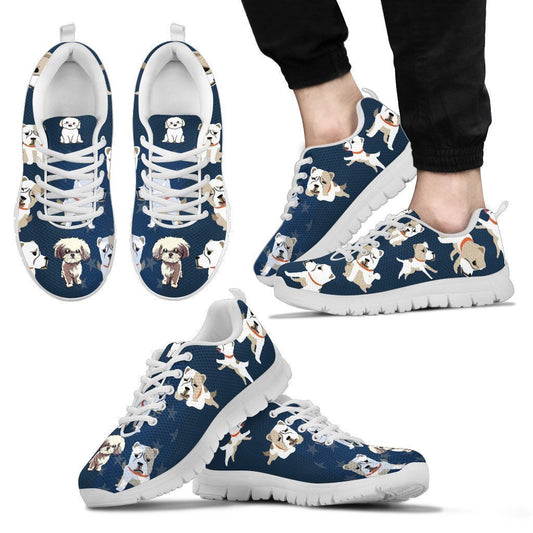 Shih Tzu Lover men's Sneakers-6teenth World™-Men's Sneakers-US5 (EU38)-Vibe Cosy™