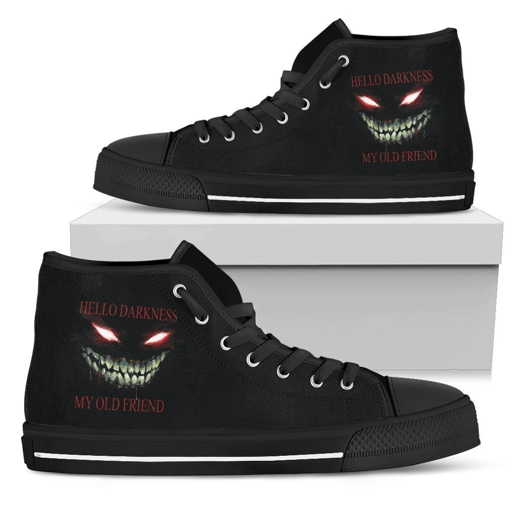 Hello Darkness-Shoes-6teenth Outlet-Mens High Top - Black - Hello Darkness-US5 (EU38)-Vibe Cosy™