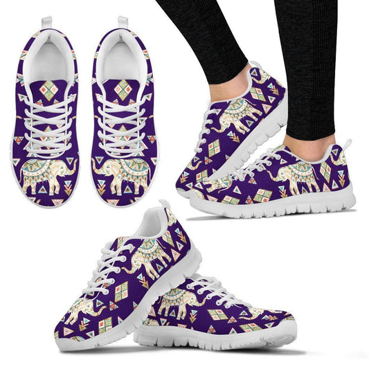Indian elephant Women's Sneakers-6teenth World™-Women's Sneakers-US5 (EU35)-Vibe Cosy™