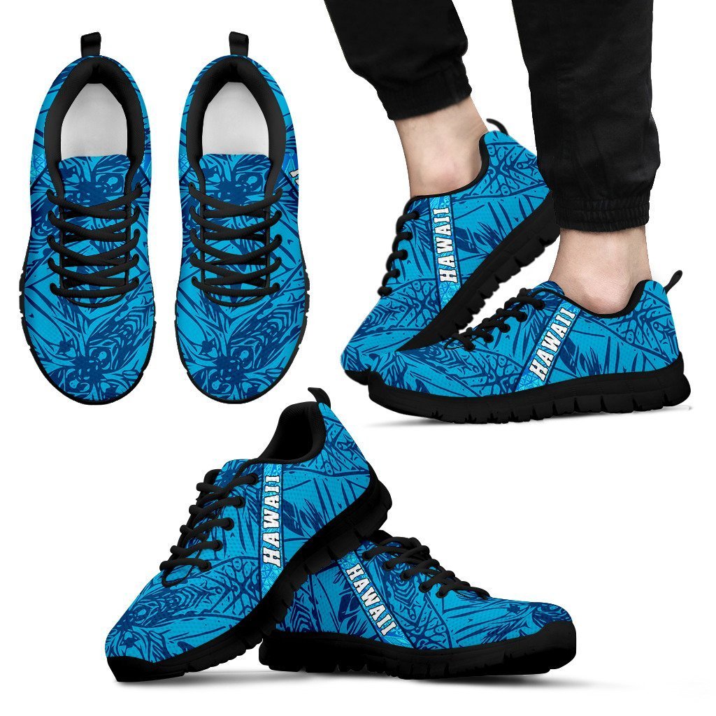 Hawaii Polynesian Sneakers 05 - AH - J9-SNEAKERS-Alohawaii-Men's Sneakers-US5 (EU38)-Black-Vibe Cosy™