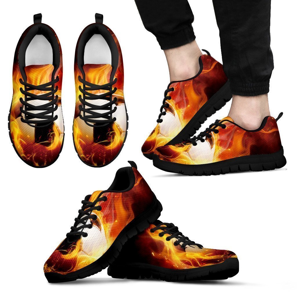 Soccer shoes-6teenth Outlet-Men's Sneakers - Black - Soccer shoes-US5 (EU38)-Vibe Cosy™
