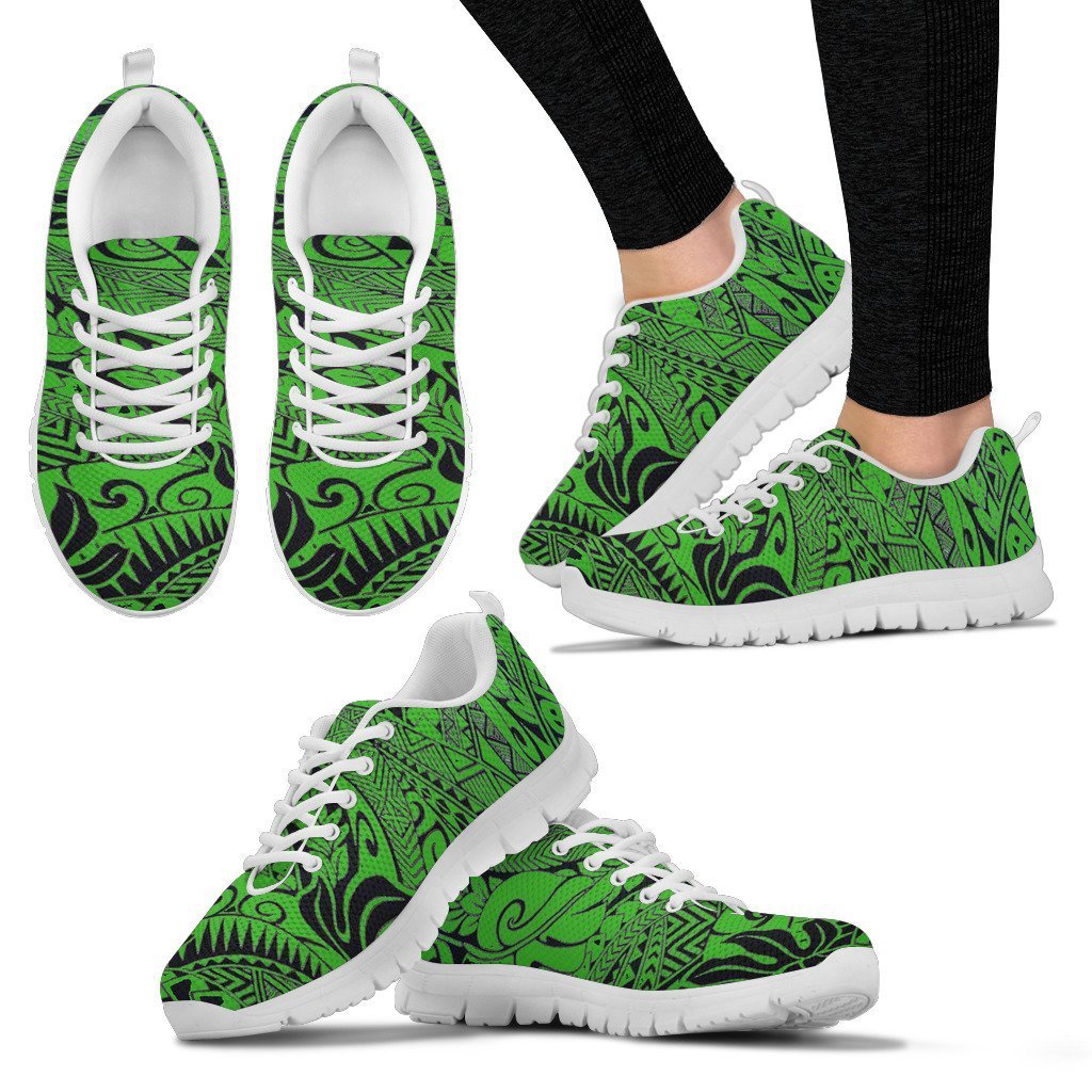 Poly Tribal Sneakers 26 - AH - J9-SNEAKERS-Alohawaii-Women's Sneakers-US5 (EU35)-White-Vibe Cosy™