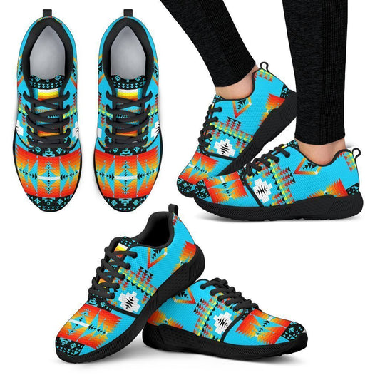 Seven Tribes Turquoise Sopo Women's Athletic Sneakers-6teenth World™-Women's Athletic Sneakers-US5 (EU35)-Vibe Cosy™