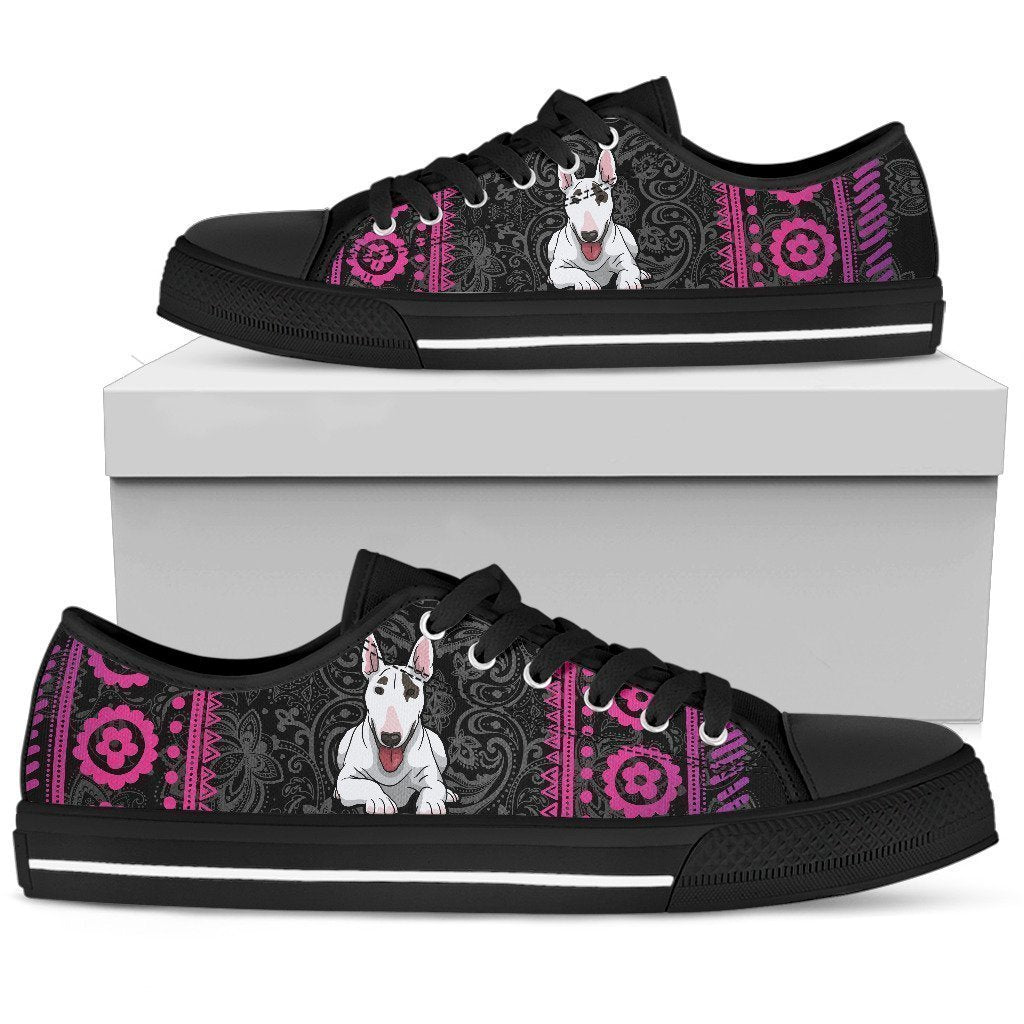 Bull Terrier Women's Low Top Shoe-6teenth World™-Women's Low Top Shoe-US5.5 (EU36)-Vibe Cosy™