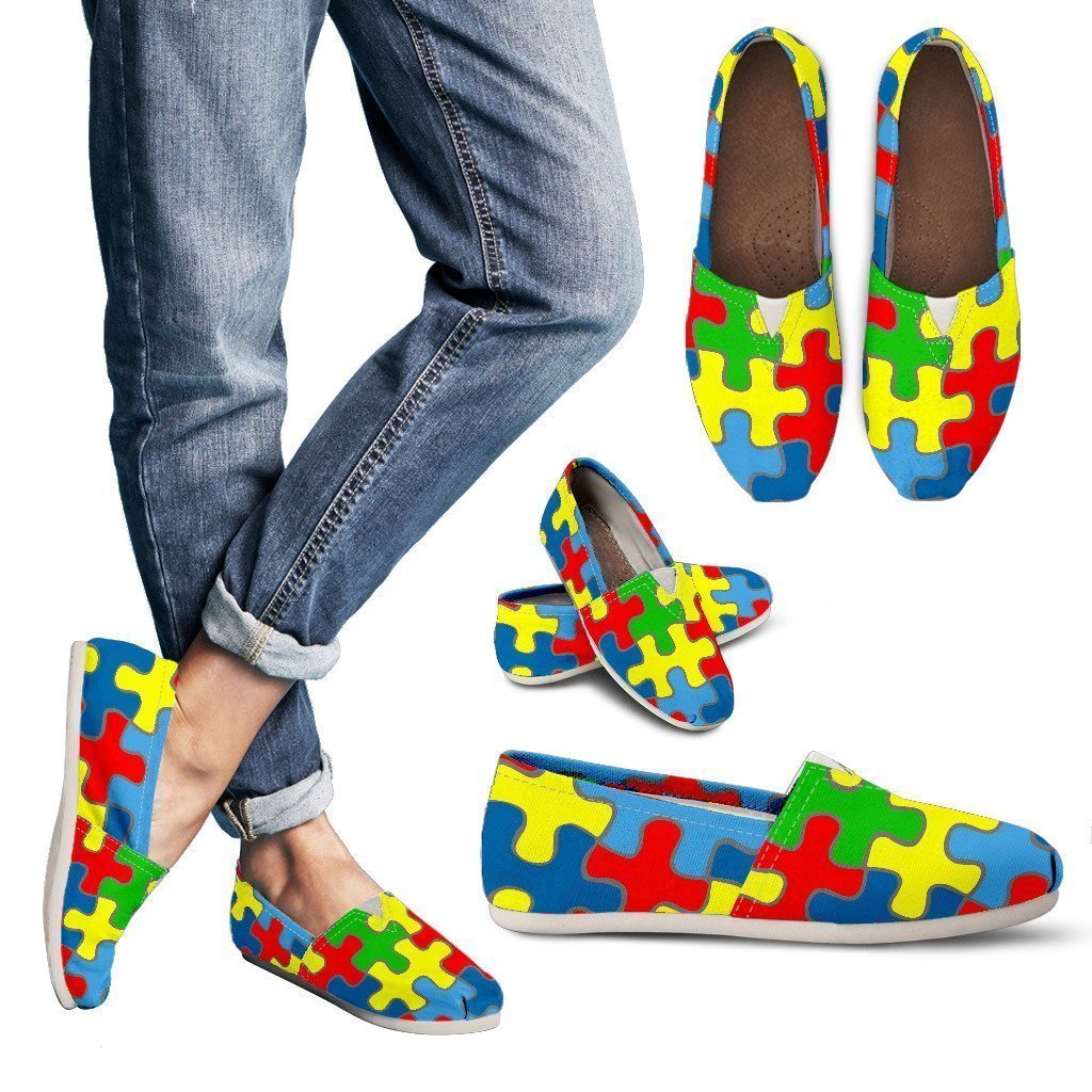 Autism Awareness Women's Casual Shoes-6teenth World™-Women's Casual Shoes-US6 (EU36)-Vibe Cosy™