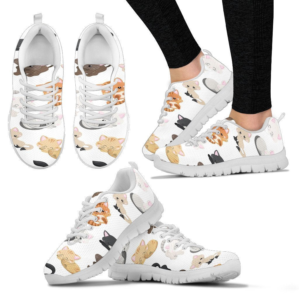 Kitty Kat Women's Sneakers-6teenth World™-Women's Sneakers-US5 (EU35)-Vibe Cosy™