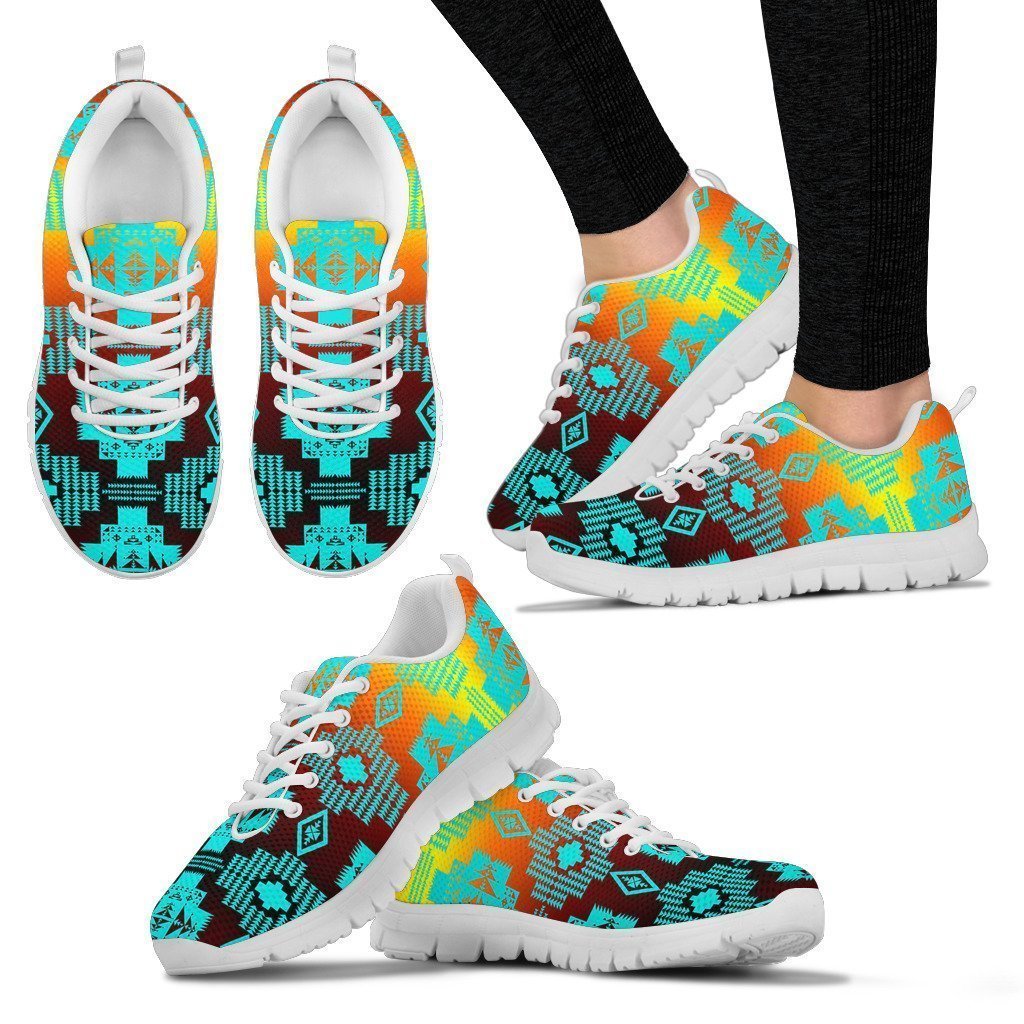 Horizon Turquoise Women's Sneakers-6teenth World™-Women's Sneakers-US5 (EU35)-Vibe Cosy™