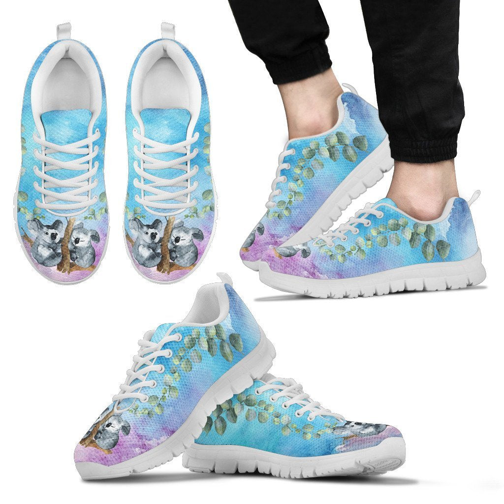 Australia Koala Men'S / Women'S Sneakers (Shoes) NN6-SNEAKERS-HP Arts-Men's Sneakers - White - AUSTRALIA KOALA MEN'S SNEAKERS WHITE NN6-US5 (EU38)-Vibe Cosy™