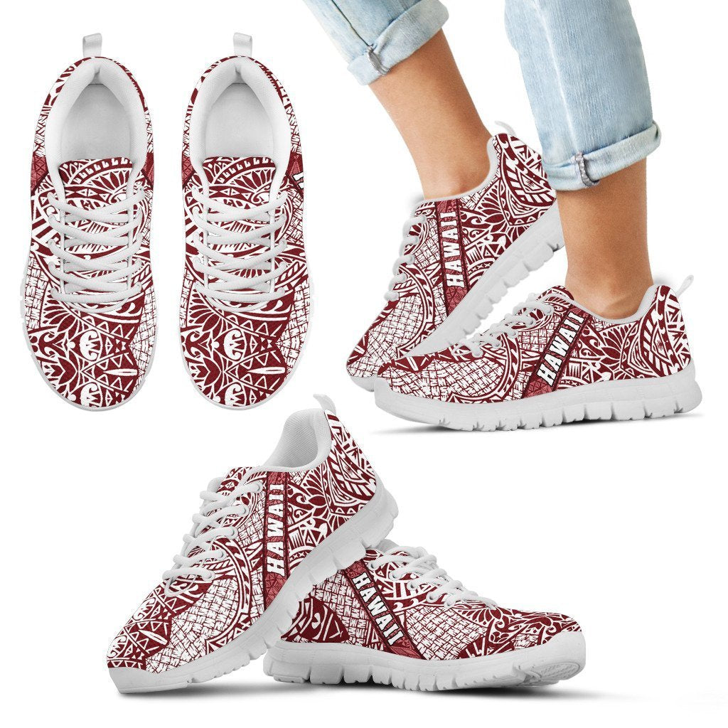 Hawaii Polynesian Sneakers 02 - AH - J9-SNEAKERS-Alohawaii-Kid's Sneakers-11 CHILD (EU28)-White-Vibe Cosy™