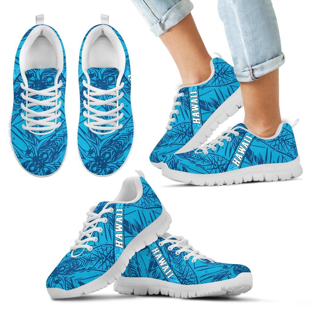 Hawaii Polynesian Sneakers 05 - AH - J9-SNEAKERS-Alohawaii-Kid's Sneakers-11 CHILD (EU28)-White-Vibe Cosy™