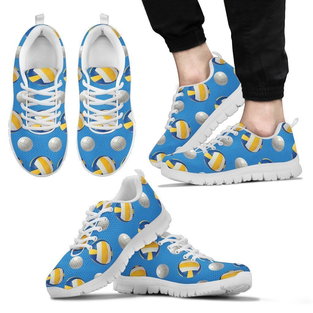 Volleyball Shoes-Shoes-6teenth Outlet-Men's Sneakers - White - Volleyball Shoes-US5 (EU38)-Vibe Cosy™