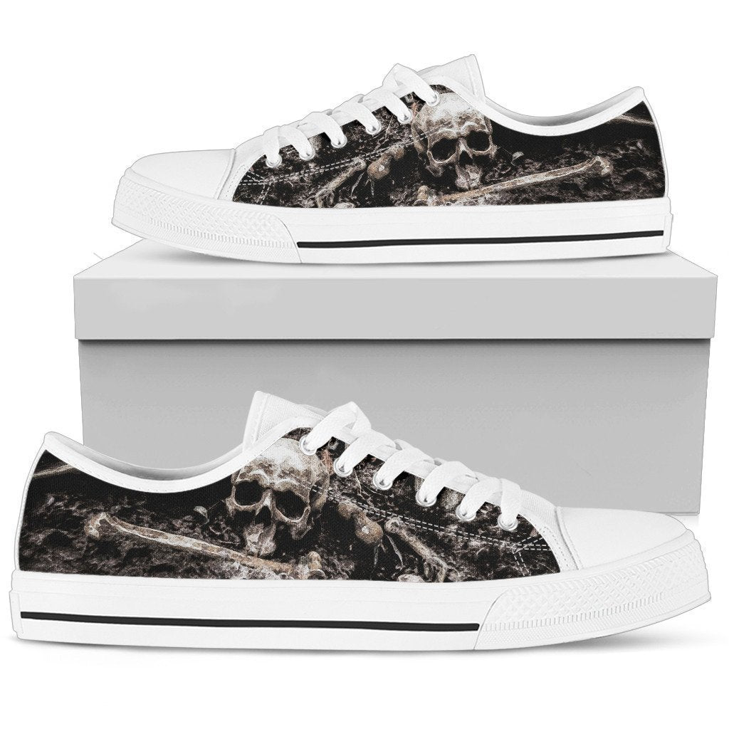Women's Low Tops Macabre (White Sole)-6teenth World™-Women's Low Top Shoe-US5.5 (EU36)-Vibe Cosy™