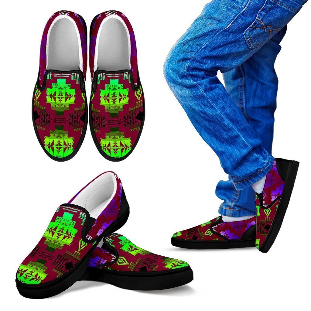 Plum Shades Sopo Kid's Slip Ons-6teenth World™-Kid's Slip Ons-11 CHILD (EU28)-Vibe Cosy™