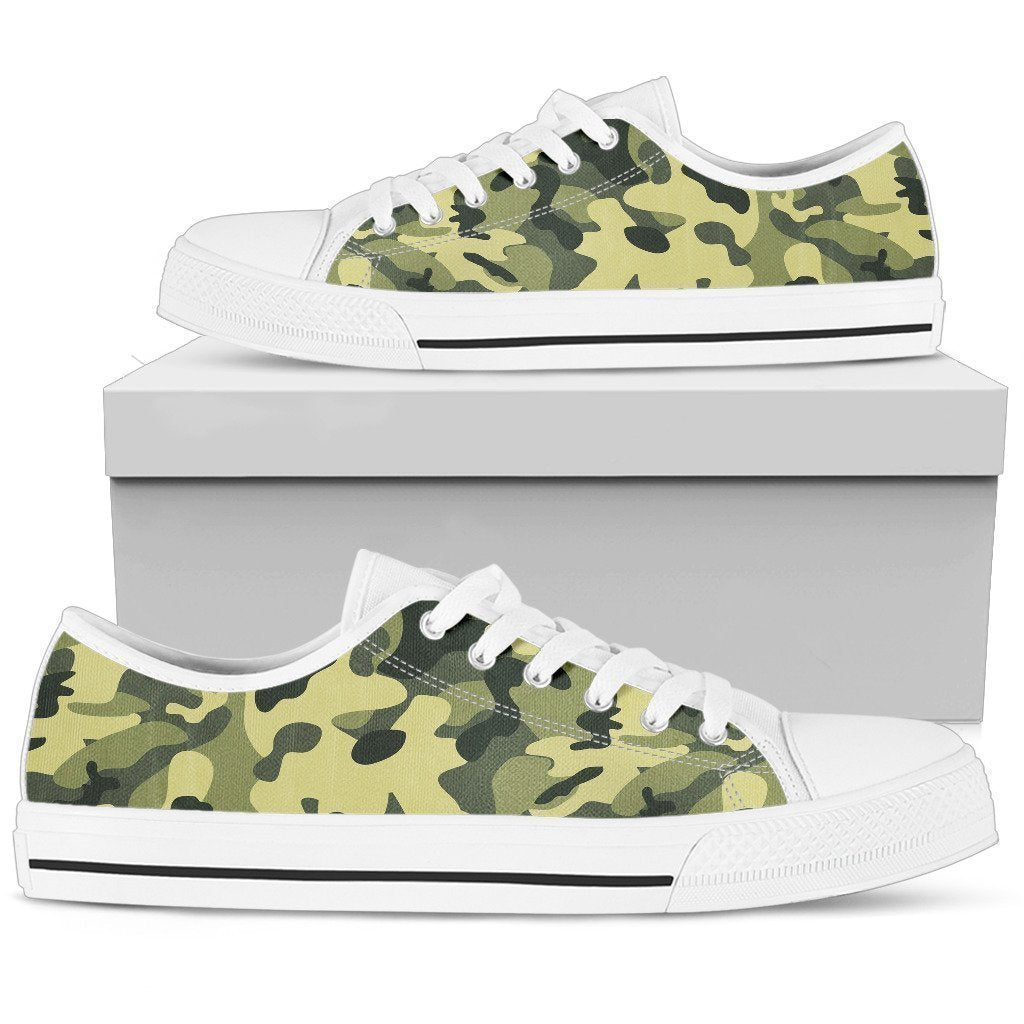 Camo Shoes-6teenth Outlet-Womens Low Top - White - Camo-US5.5 (EU36)-Vibe Cosy™