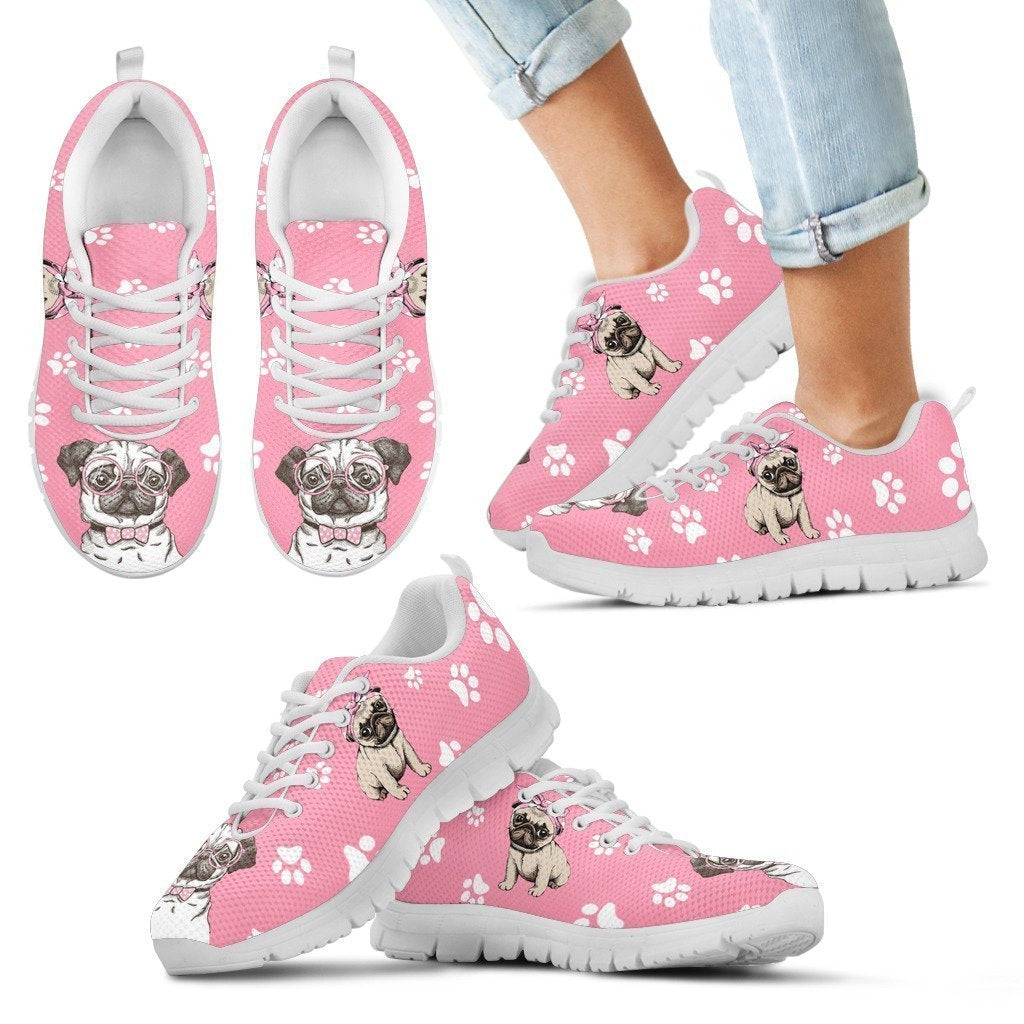 Pug Dog Kid's Sneakers-6teenth World™-Kid's Sneakers-11 CHILD (EU28)-Vibe Cosy™