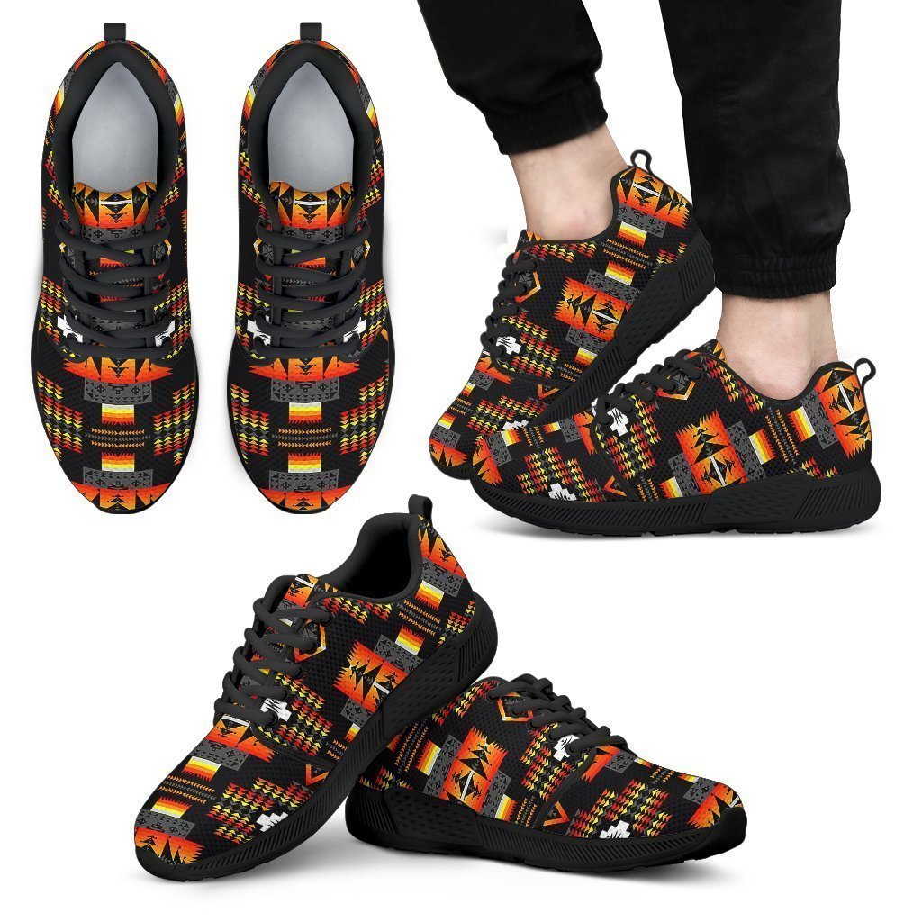 Seven Tribes Black Sopo Men's Athletic Sneakers-6teenth World™-Men's Athletic Sneakers-US5 (EU38)-Vibe Cosy™