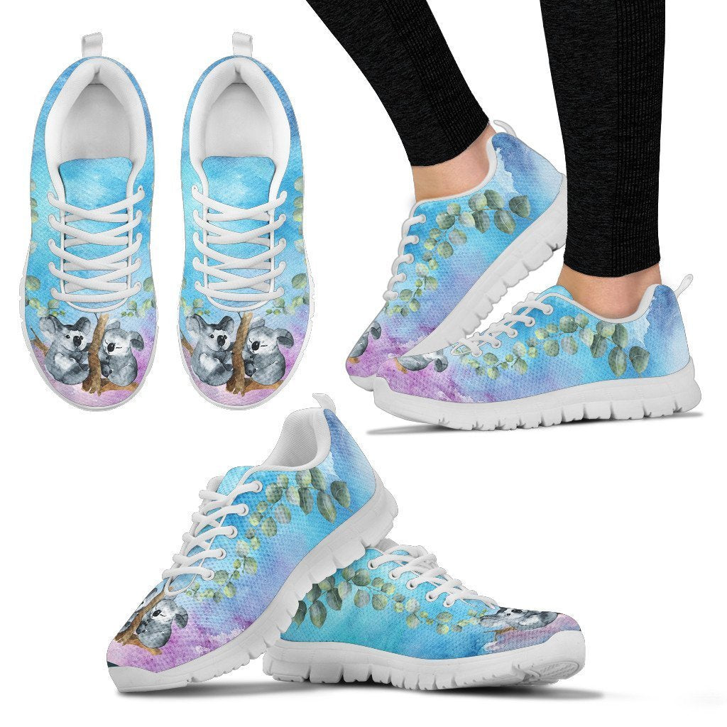 Australia Koala Men'S / Women'S Sneakers (Shoes) NN6-SNEAKERS-HP Arts-Women's Men's / Women's Sneakers (Shoes)- White - AUSTRALIA KOALA WOMEN'S Men's / Women's Sneakers (Shoes)WHITE NN6-US5 (EU35)-Vibe Cosy™