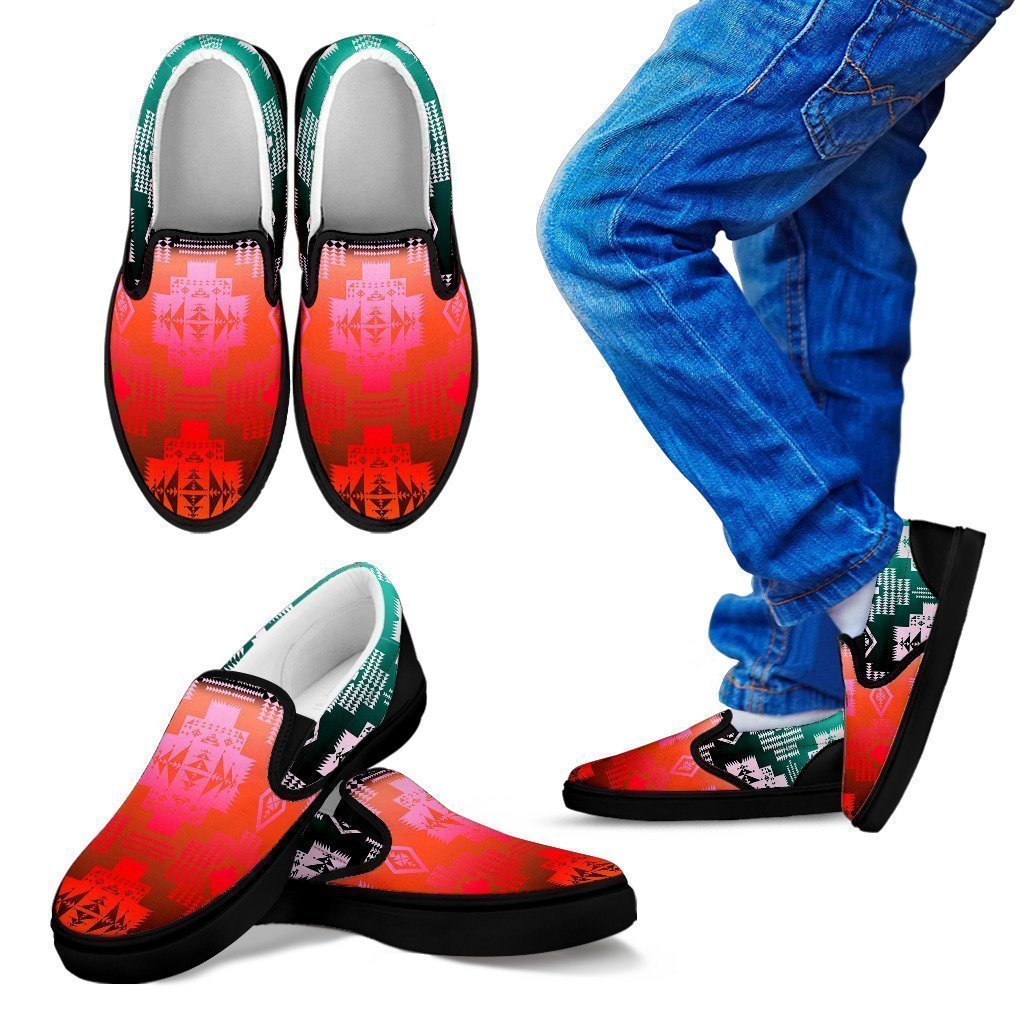 First Winter Storm Kid's Slip Ons-6teenth World™-Kid's Slip Ons-11 CHILD (EU28)-Vibe Cosy™