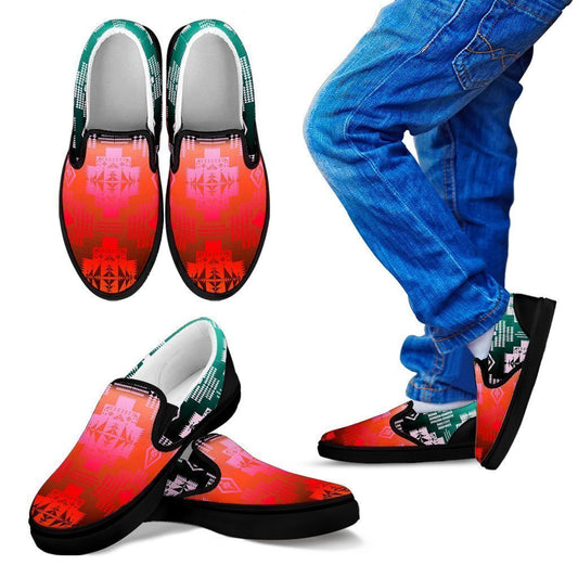 First Winter Storm Kid's Slip Ons-6teenth World™-Kid's Slip Ons-11 CHILD (EU28)-Vibe Cosy™