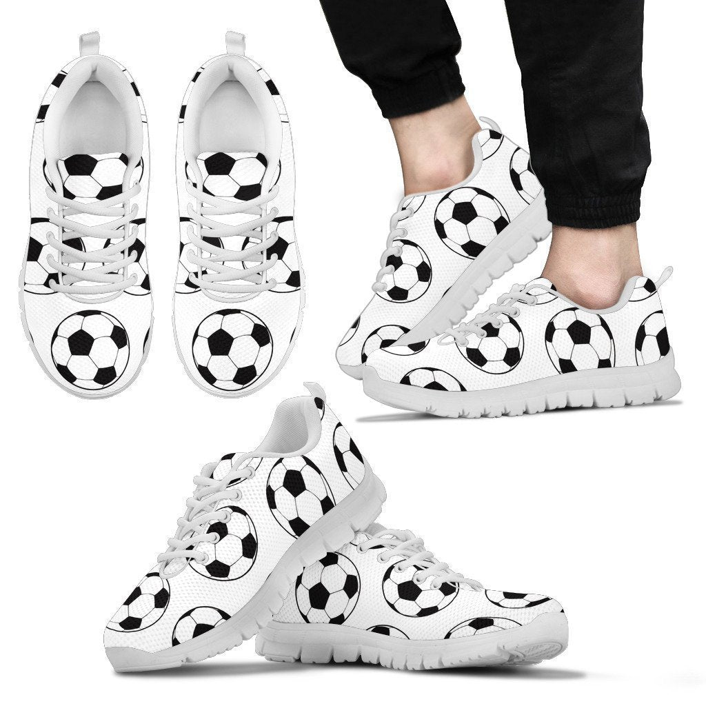 Soccer Shoes-Shoes-6teenth Outlet-Men's Sneakers - White - Soccer Shoes-US5 (EU38)-Vibe Cosy™